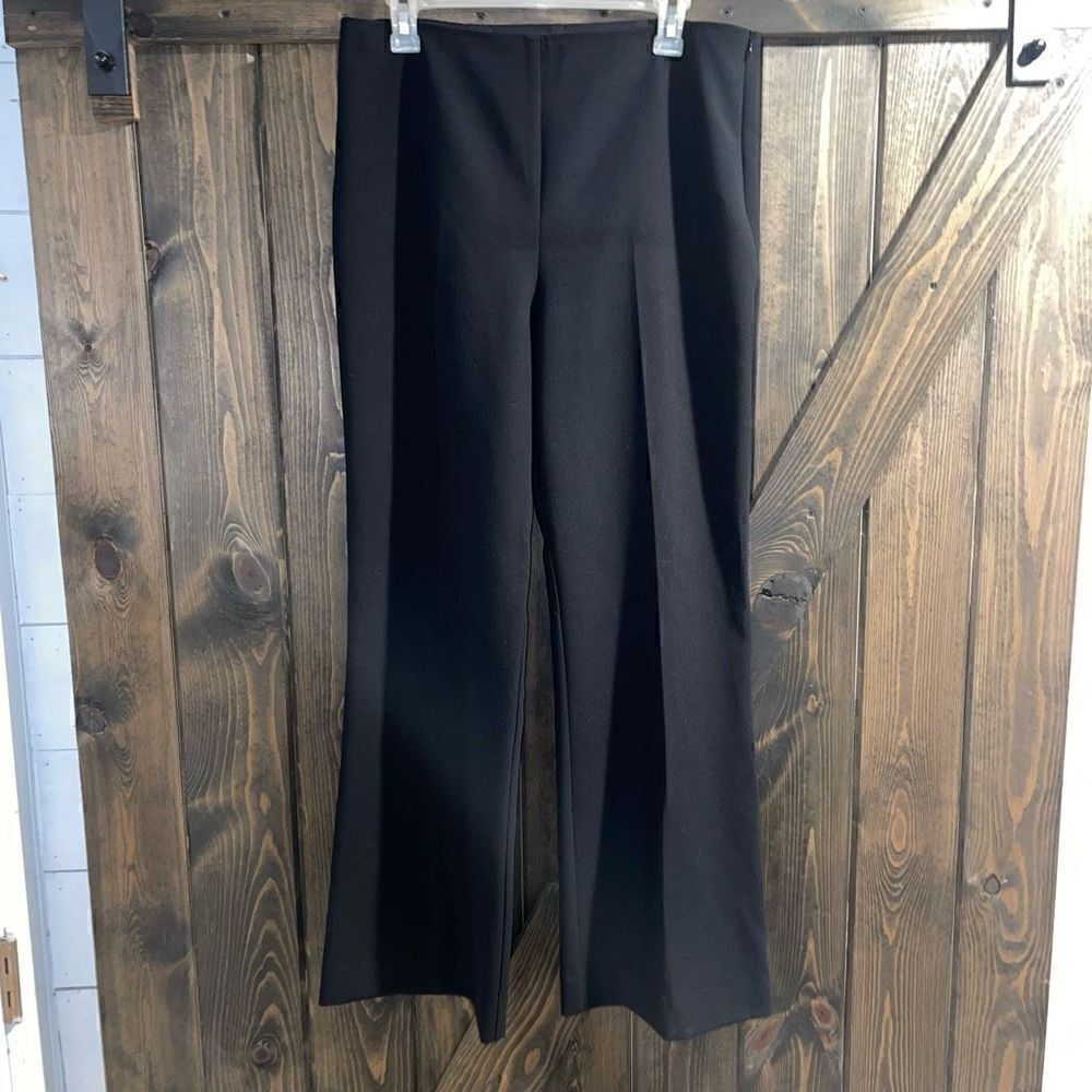 Trina Turk Mid Rise Flare Leg Pants